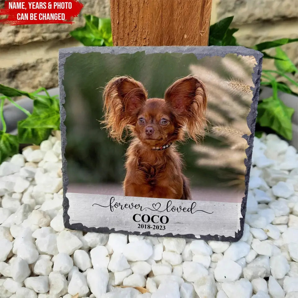 Forever Loved - Personalized Stone, Memorial Gift, Gift For Pet Lover