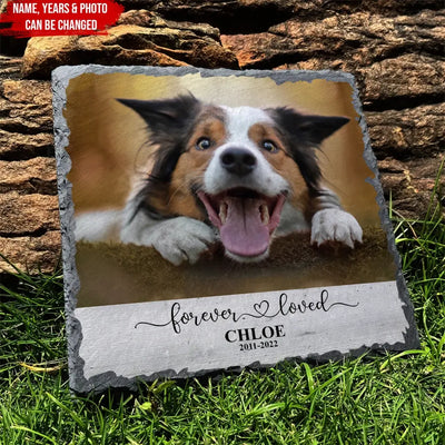 Forever Loved - Personalized Stone, Memorial Gift, Gift For Pet Lover
