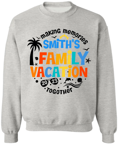 Making Memories Family Vacation Together - Personalized T-shirt, Summer Gift for Family