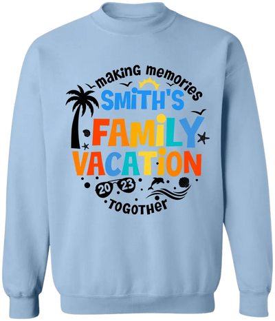 Making Memories Family Vacation Together - Personalized T-shirt, Summer Gift for Family