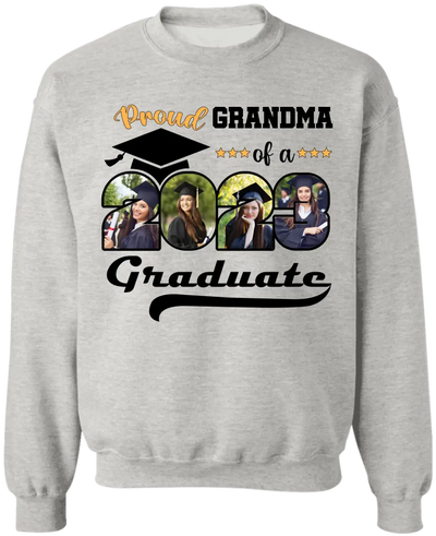 Proud Family Of A 2023 Graduation Custom Photo - Personalized T-shirt, Class 2023 Gift, Graduation Gift