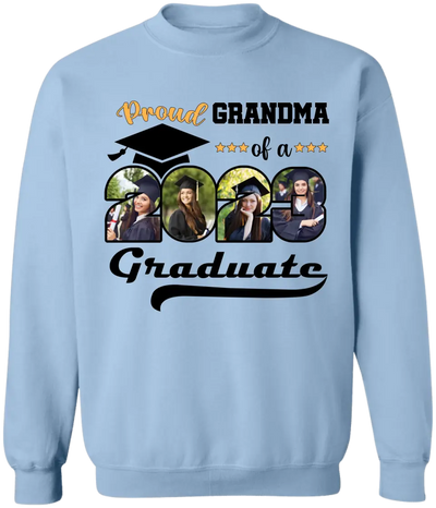 Proud Family Of A 2023 Graduation Custom Photo - Personalized T-shirt, Class 2023 Gift, Graduation Gift