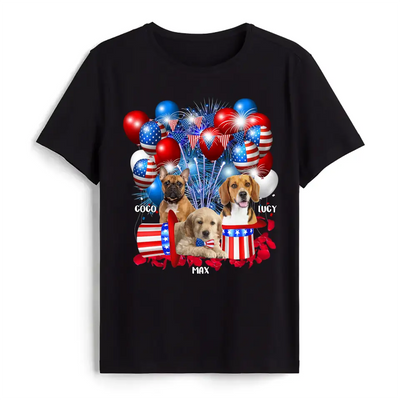 Limited Edition Dog 4th Of July - Personalized T-Shirt, 4th Of July Dog