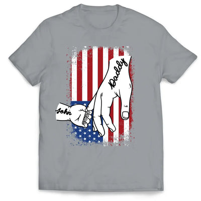 Family Hands 4th Of July - Personalized T-Shirt, 4th Of July Family Gift