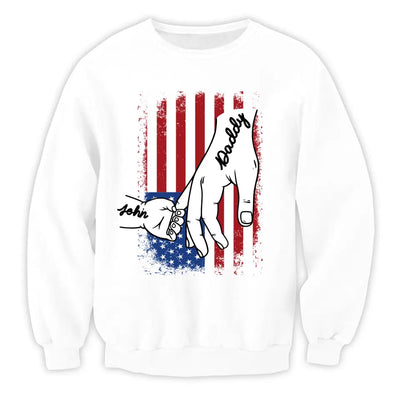 Family Hands 4th Of July - Personalized T-Shirt, 4th Of July Family Gift