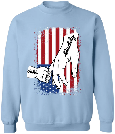 Family Hands 4th Of July - Personalized T-Shirt, 4th Of July Family Gift