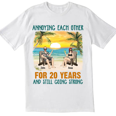 Annoying Each Other Beach Summer - Personalized T-shirt, Couple Gift, Summer Gift for Family