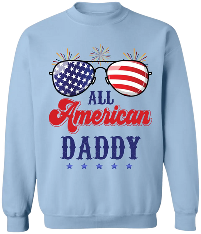 All American, 4th Of July Flag - Personalized T-Shirt, Fourth Of July Shirts, Independence Day Gift