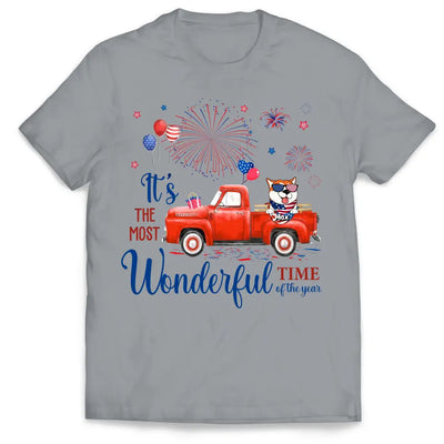 It's The Most Wonderful Time Of The Year - Personalized T-Shirt, 4th Of July T-Shirt
