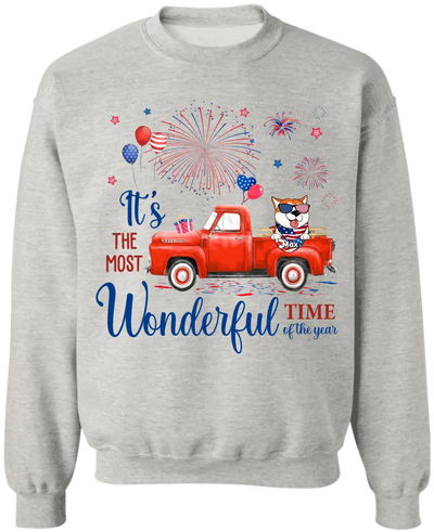 It's The Most Wonderful Time Of The Year - Personalized T-Shirt, 4th Of July T-Shirt