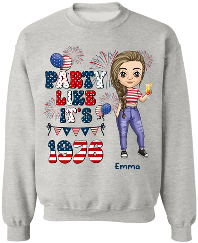 Party Like It's 1976 - Personalized T-Shirt, 4th Of July T-Shirt