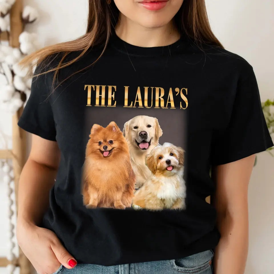 Pet Lover Upload Photo - Personalized T-shirt, Gift For Pet Lover