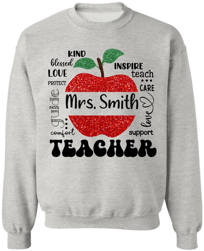 Blessed To Be Called Teacher Typography Boho - Personalized T-shirt, Back To School Gift For Teacher From Student