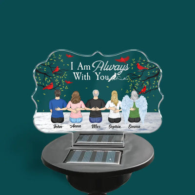 I Am Always With You - Personalized Solar Light, Memorial Gift