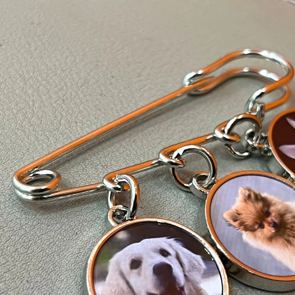 Not A Day Goes By That You Are Not Missed - Personalized Lapel Pin, Custom Photo Brooch, Memorial Gift - LP01