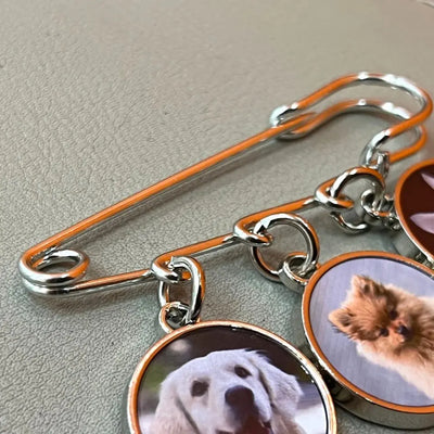 Not A Day Goes By That You Are Not Missed - Personalized Lapel Pin, Custom Photo Brooch, Memorial Gift - LP01