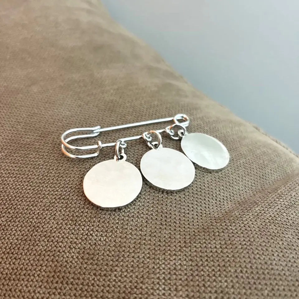 Not A Day Goes By That You Are Not Missed - Personalized Lapel Pin, Custom Photo Brooch, Memorial Gift - LP01