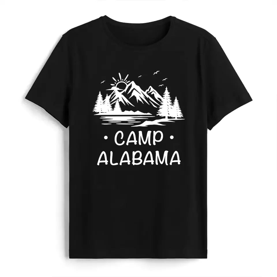 Custom Camping T-shirt - Personalized T-shirt, Gift For Camping Lovers