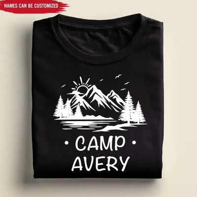 Custom Camping T-shirt - Personalized T-shirt, Gift For Camping Lovers