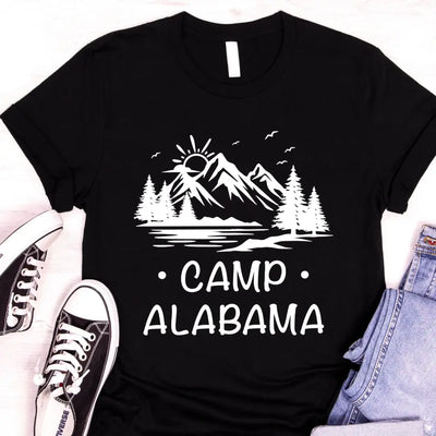 Custom Camping T-shirt - Personalized T-shirt, Gift For Camping Lovers