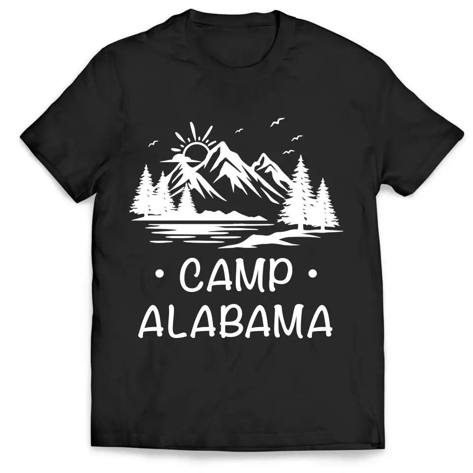 Custom Camping T-shirt - Personalized T-shirt, Gift For Camping Lovers