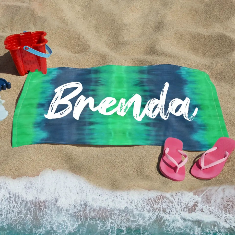 Custom Beach Towel - Personalized Beach Towel, Summer Gift