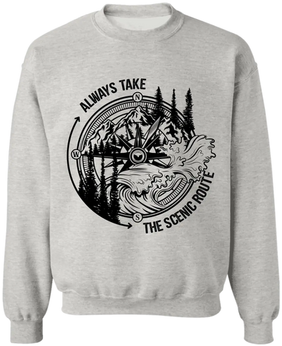 Always Take The Scenic Route - Personalized T-Shirt, Gift For Camping Lovers