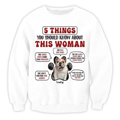 5 Things You Should Know About This Woman - Personalized T-Shirt