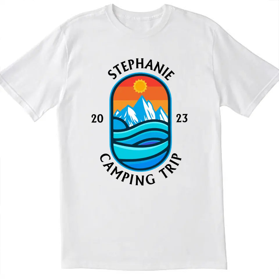 Custom Camping Gift - Personalized T-Shirt, Custom Name T-Shirt For Camping Lovers