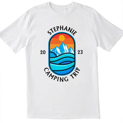Custom Camping Gift - Personalized T-Shirt, Custom Name T-Shirt For Camping Lovers