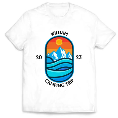 Custom Camping Gift - Personalized T-Shirt, Custom Name T-Shirt For Camping Lovers