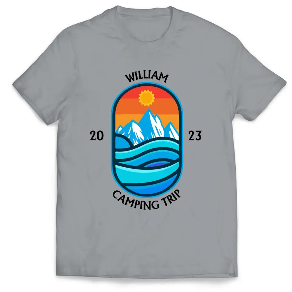 Custom Camping Gift - Personalized T-Shirt, Custom Name T-Shirt For Camping Lovers