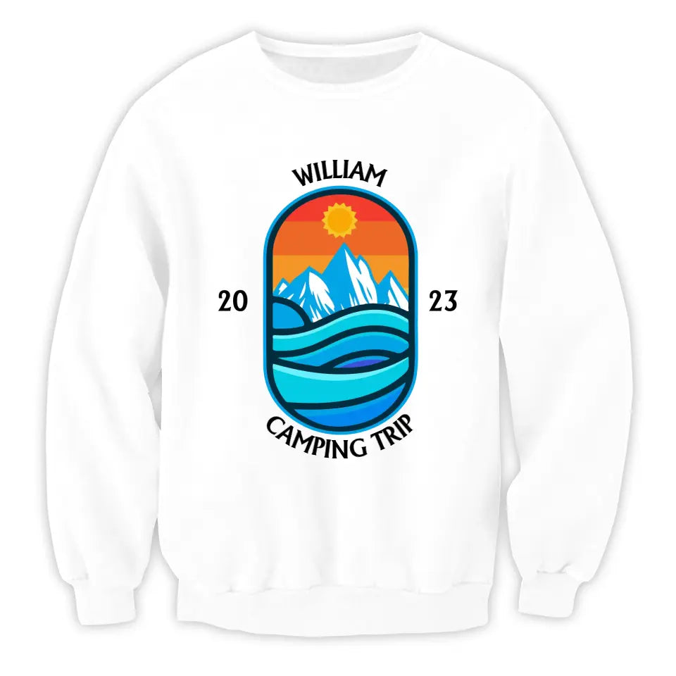 Custom Camping Gift - Personalized T-Shirt, Custom Name T-Shirt For Camping Lovers