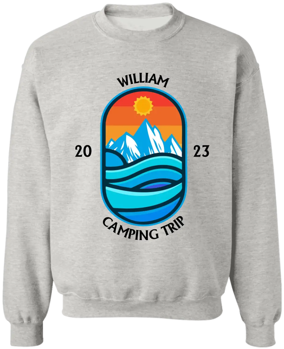 Custom Camping Gift - Personalized T-Shirt, Custom Name T-Shirt For Camping Lovers