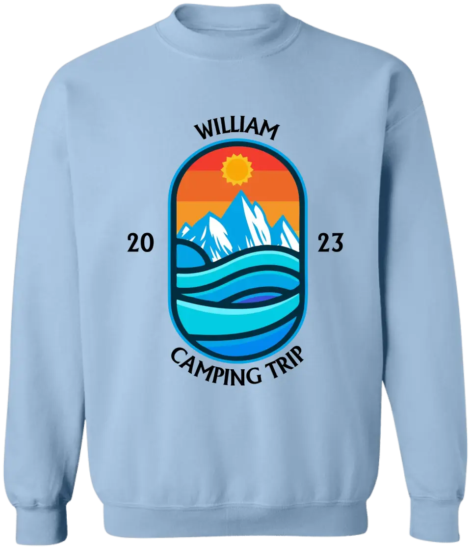 Custom Camping Gift - Personalized T-Shirt, Custom Name T-Shirt For Camping Lovers