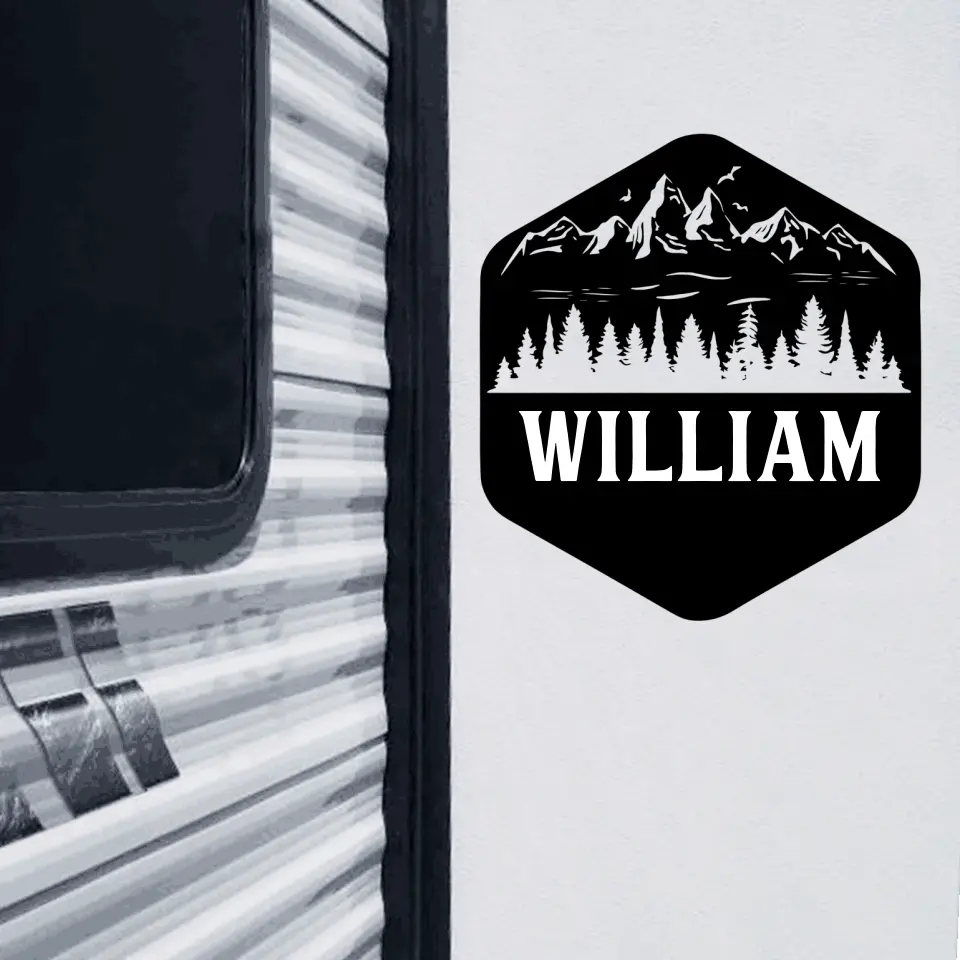 Name Adventure - Personalized Decal, Name Adventure Decal