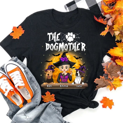 The DogMother - Personalized T-Shirt, Halloween Gift For Dog Lovers
