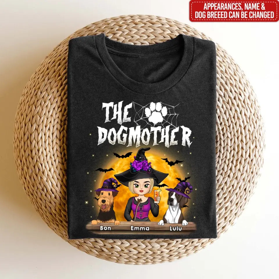 The DogMother - Personalized T-Shirt, Halloween Gift For Dog Lovers