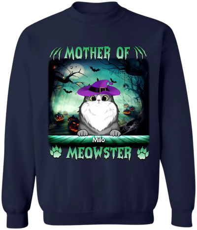 Mother of Meowsters - Personalized  T-shirt, Gift For Cat  Lover