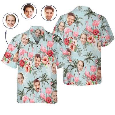 Tropical Hawaii Custom Photo - Personalized Hawaiian Shirt