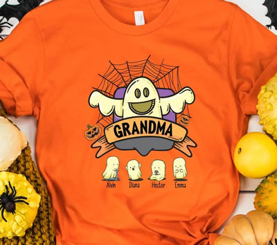 Halloween Gift With Custom Name - Personalize T-Shirt, Gift For Family, Halloween Gift