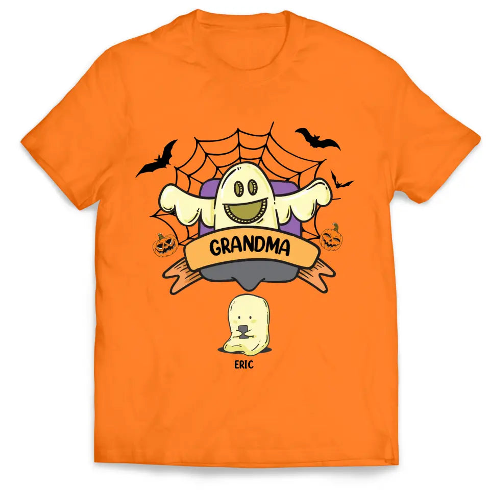 Halloween Gift With Custom Name - Personalize T-Shirt, Gift For Family, Halloween Gift