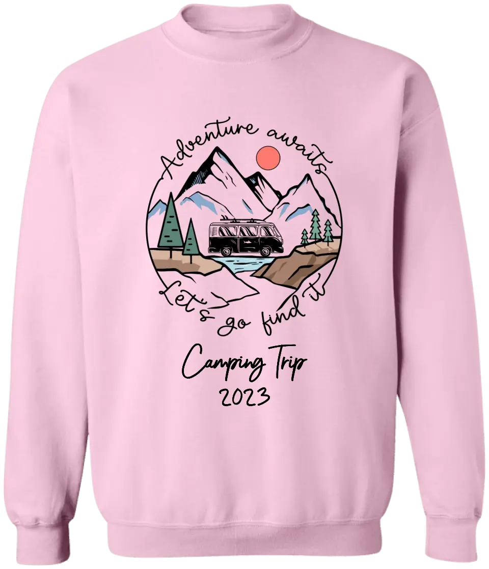 Adventure Awaits - Personalized T-Shirt, Gift For Camping Lovers