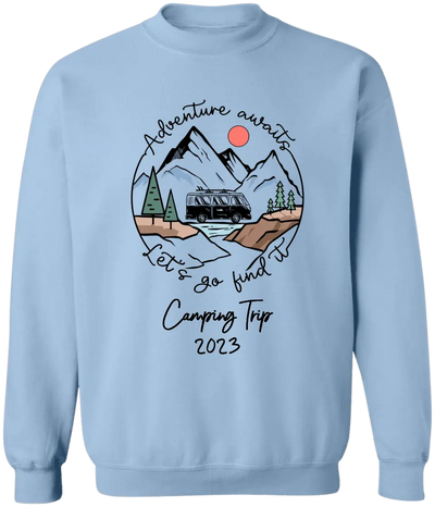 Adventure Awaits - Personalized T-Shirt, Gift For Camping Lovers
