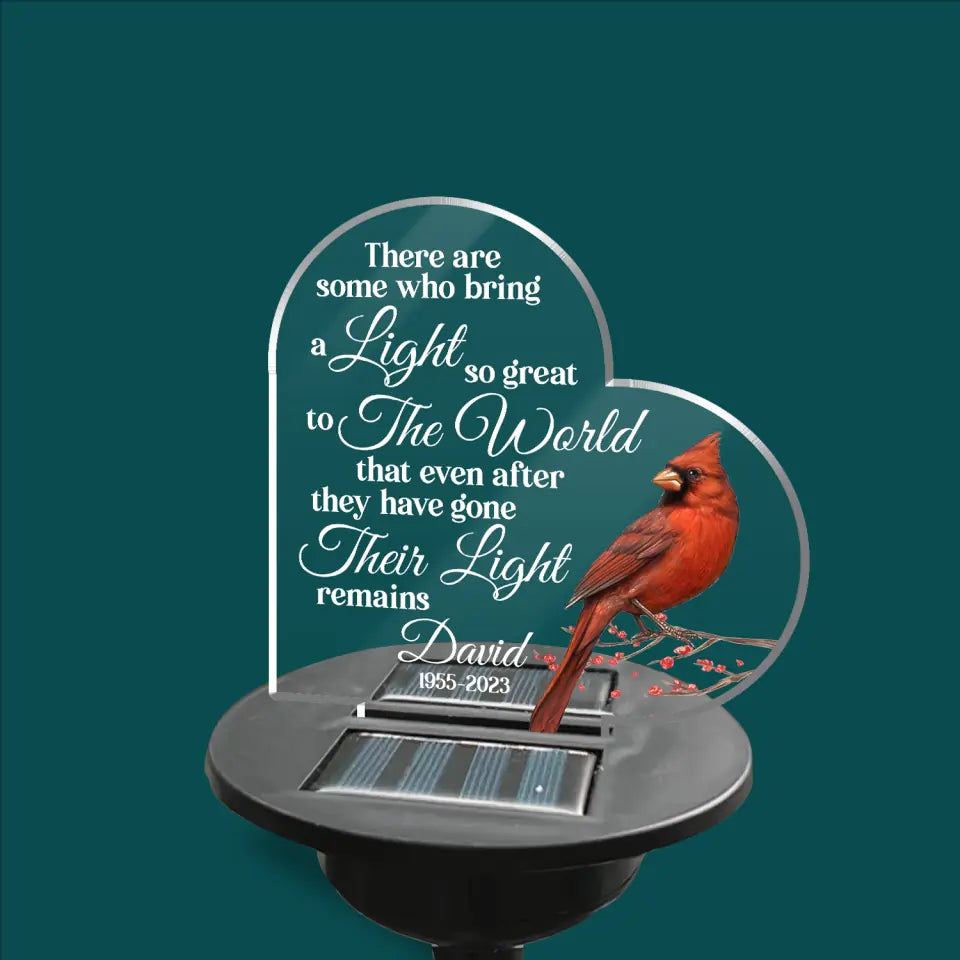 There Are Some Who Bring A Light - Personalized Solar Light