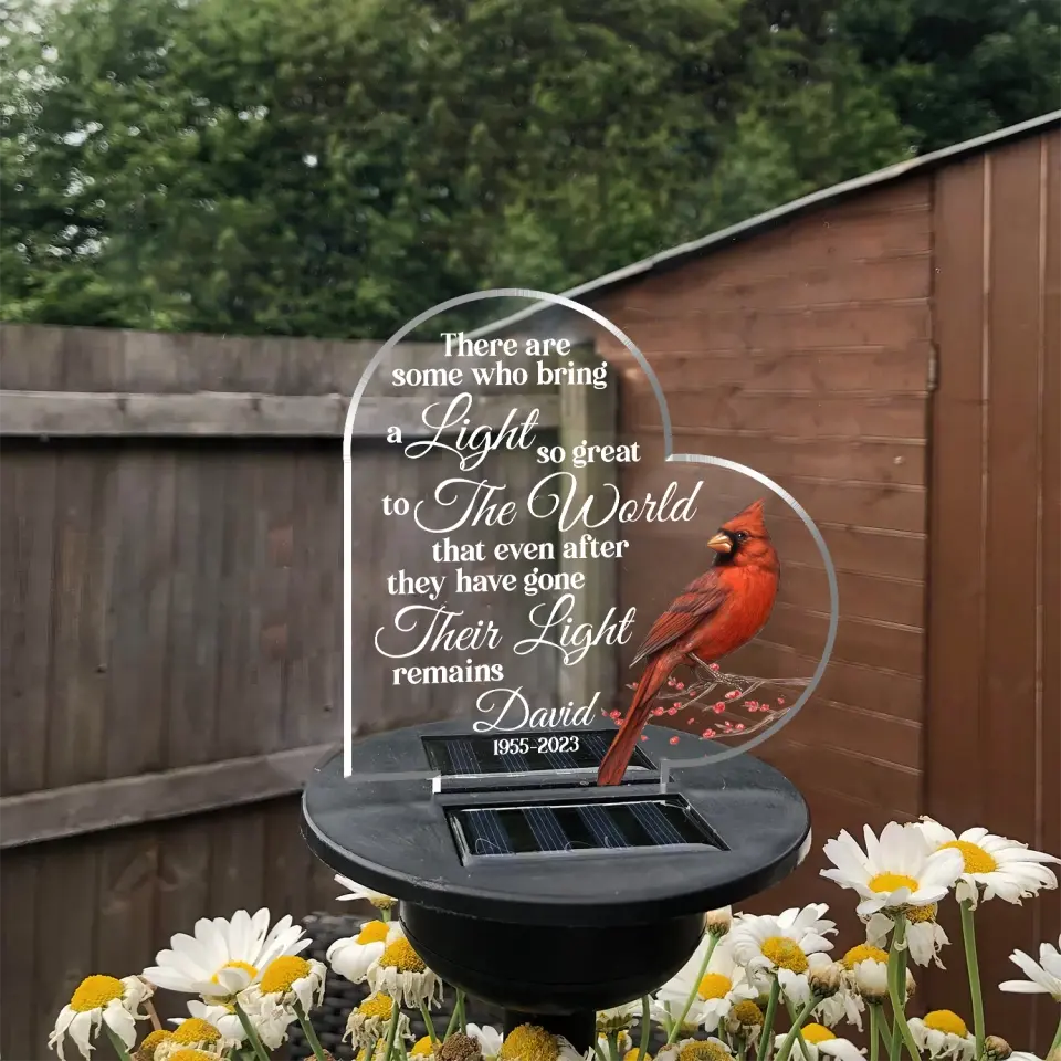 There Are Some Who Bring A Light - Personalized Solar Light