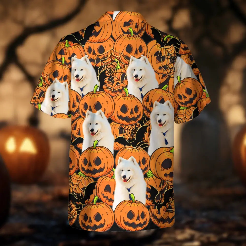 Halloween Custom Pet Photo - Personalized Hawaiian Shirt