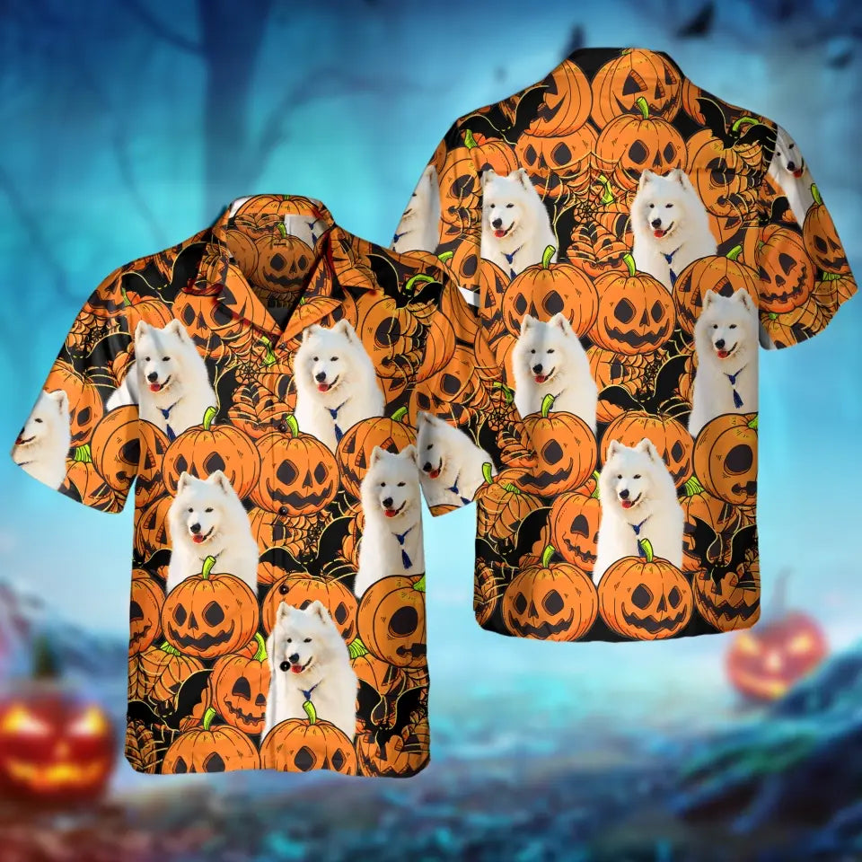 Halloween Custom Pet Photo - Personalized Hawaiian Shirt