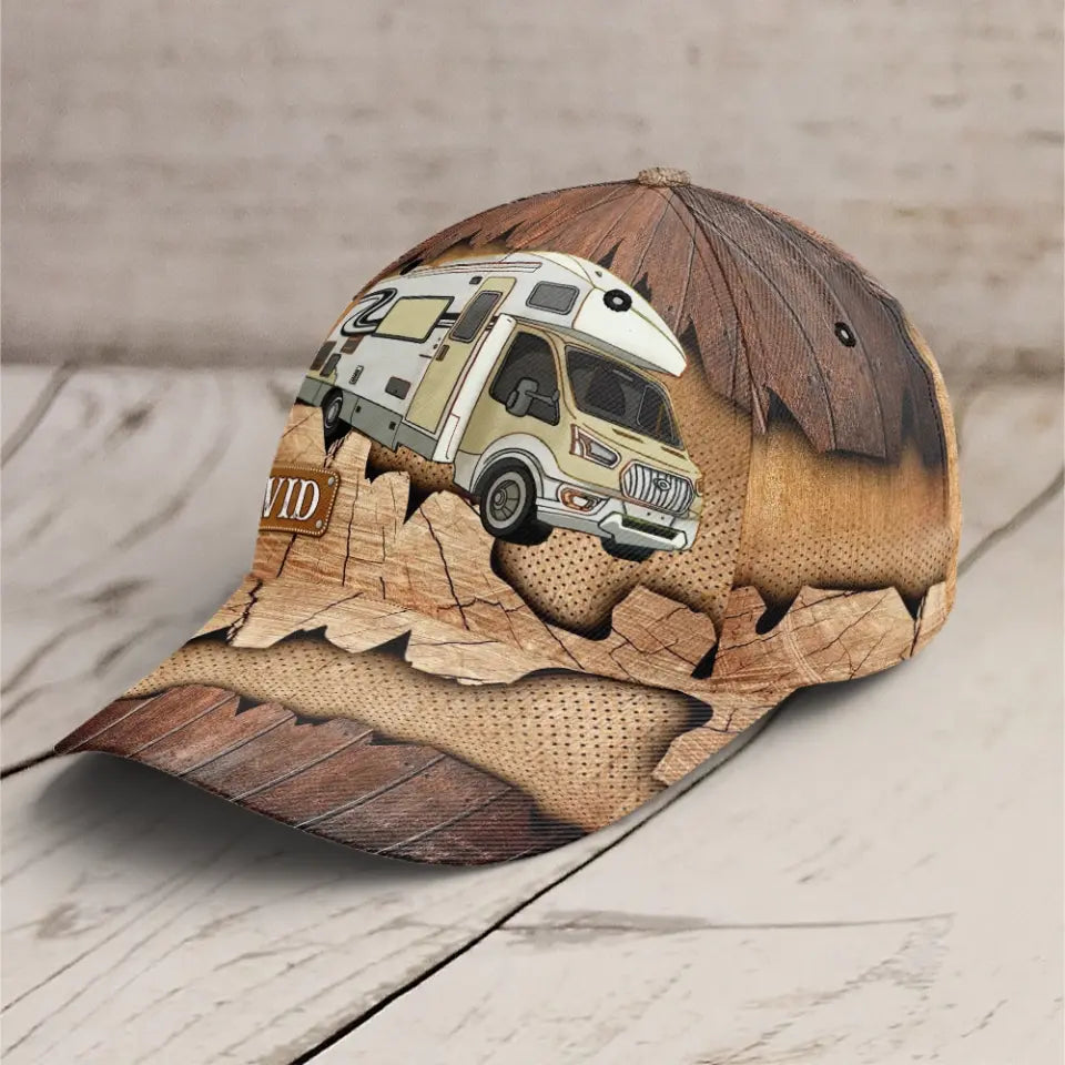 Camping Camper - Personalized Classic Cap, Gift For Camper