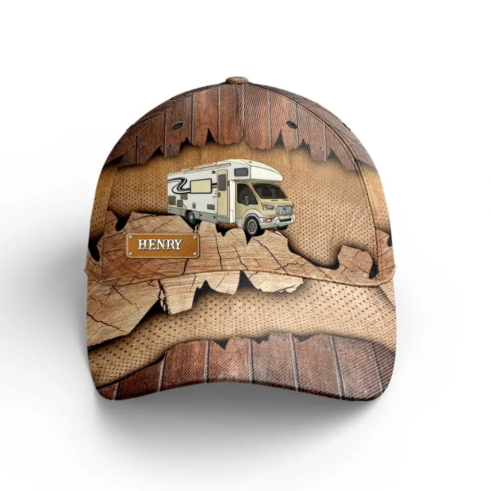 Camping Camper - Personalized Classic Cap, Gift For Camper